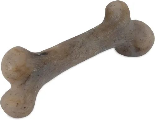 Vista 11 de Pet Qwerks Dinosaur BarkBone - Hueso de perro de nailon para masticadores agresivos, sabor tocino, 8.5 pulgadas