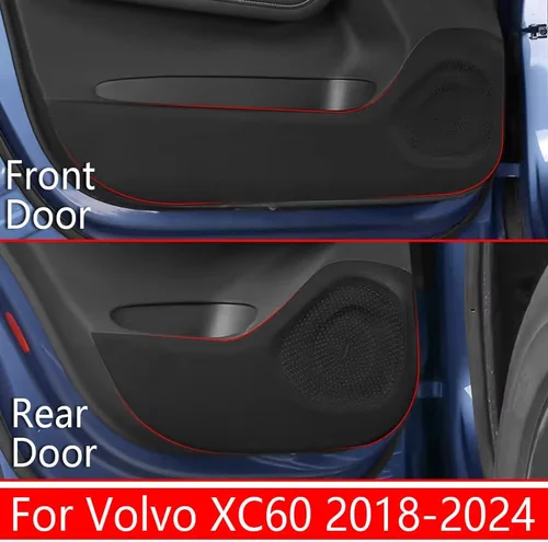 Vista 2 de Protector de coche para puerta anti patadas para Volvo XC60 Accesorios 2018 2019 2020 2021 2022 2023 2024 2025 2026 Adhesivos de colisión