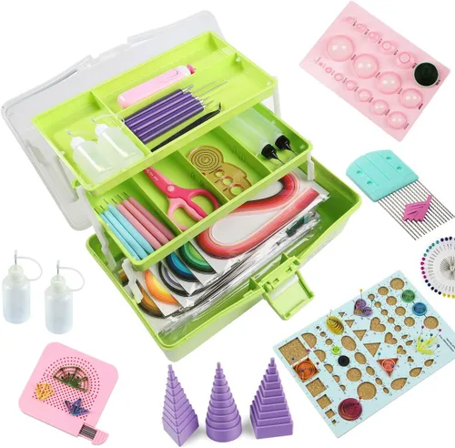 Vista 9 de Kits de Quilling - Herramientas y suministros Quilling,Engarzadora de papel,Papel Quilling