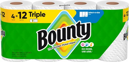 Vista 13 de Bounty Select-a-Size - Toallas de papel, color blanco, 12 rollos (paquete de 1)