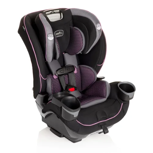 Vista 2 de Evenflo EveryFit/All4One - Asiento convertible para automóvil 3 en 1 (Rosa Augusta)
