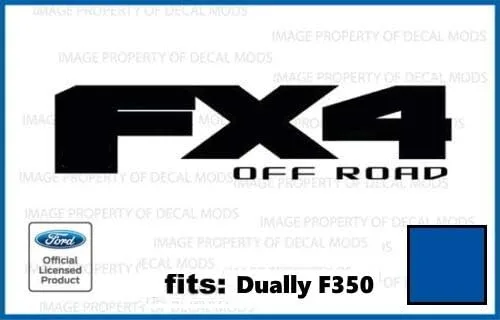 Vista 13 de FX4 Offroad - Calcomanías adhesivas para Ford F350 F450 DUALLY ONLY troquelado (2017-2020) – DCBM Solid (juego de 2) Dimensiones: 12 x 3 pulgadas