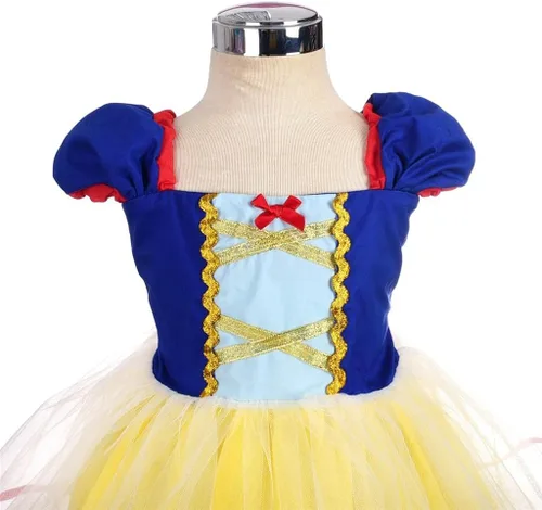 Vista 4 de Dressy Daisy Disfraces de princesa para cumpleaños, Halloween, Navidad, fiesta, vestidos para niñas de 3 a 6 meses