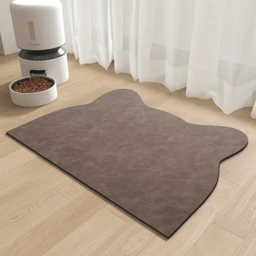Vista 15 de Tapete absorbente de comida para perros y gatos, tapete para comida y agua, tapete de secado rápido para alimentos para mascotas, almohadilla