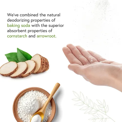 Vista 4 de Honeybee Gardens - Desodorante en polvo, aluminio y libre de talco, 4 oz/114 g