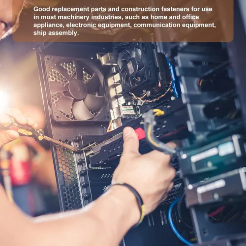 Vista 5 de DTGN M3 x 0.984 x 0.236 in (DxHLxML) - Separador hexagonal de latón, paquete de 50 unidades, bueno para máquina electrónica, tuercas de tornillo