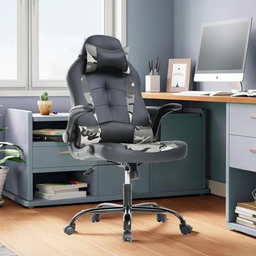 Vista 10 de Silla de juegos barata para PC, silla ergonómica de oficina, silla de computadora, silla reclinable, sillas de videojuegos para niños, silla