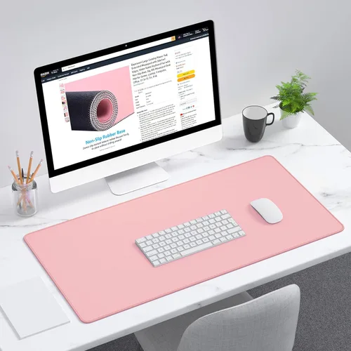 Vista 38 de Dapesuom Alfombrilla grande para mouse, alfombrilla de mouse para juegos extendida con bordes cosidos, alfombrillas de escritorio de tamaño completo