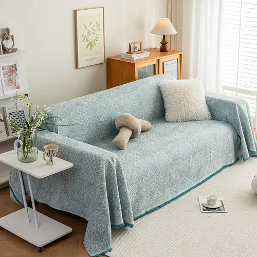 Vista 20 de ROOMLIFE Leopard Couch Cover Boho Sofa Covers for 3 Cushion Couch Washable, Furniture Protector Sofa Couch Cover for Dogs, Soft Breathable Sofa