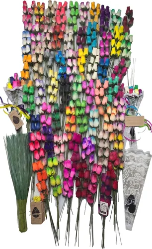 Kit de recaudación de fondos de madera con rosas