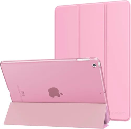 Vista 20 de MoKo Funda para iPad 9.7 2018/2017 de 5ª/6ª Generación, Funda delgada y ligera con soporte, con protector trasero translúcido esmerilado para iPad