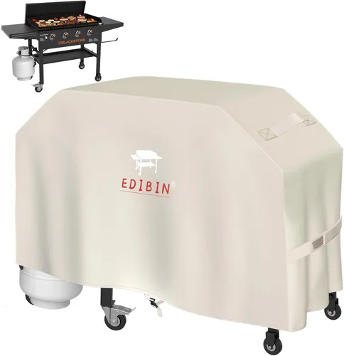 Vista 11 de Captiva Designs - Cubierta para parrilla de barbacoa de gas propano de 4 quemadores, ligera y duradera, resistente al agua, cubierta de 54 pulgadas