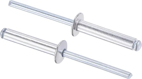 Vista 13 de uxcell Remaches ciegos, remaches de aluminio para tirar de remaches de decoración de núcleo de 0.197 in de diámetro de 1.181 in de longitud