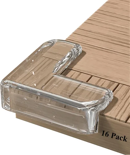 Vista 9 de Paquete de 12 protectores de esquina para bebé, protectores de esquina transparentes, protector de esquina de muebles y parachoques de seguridad