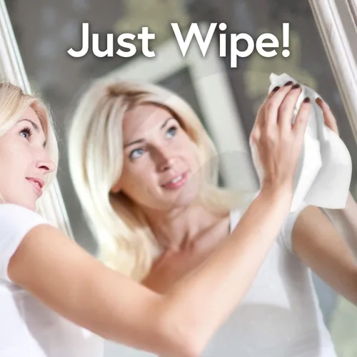 Vista 5 de Windex - Toallitas limpiadoras para vidrios, ventanas y toallitas para limpiar pantallas electrónicas