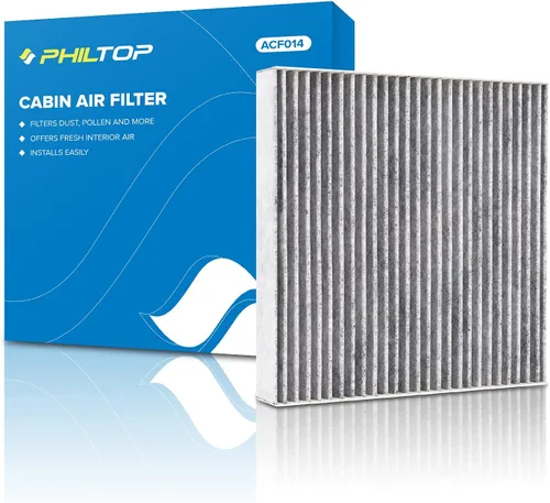 Vista 19 de PHILTOP Filtro de aire de cabina, reemplazo para CF9846A, Prius 2001-2009, Sienna LE 2004-2009, 4Runner 2003-2009, filtro de cabina Premium ACF016