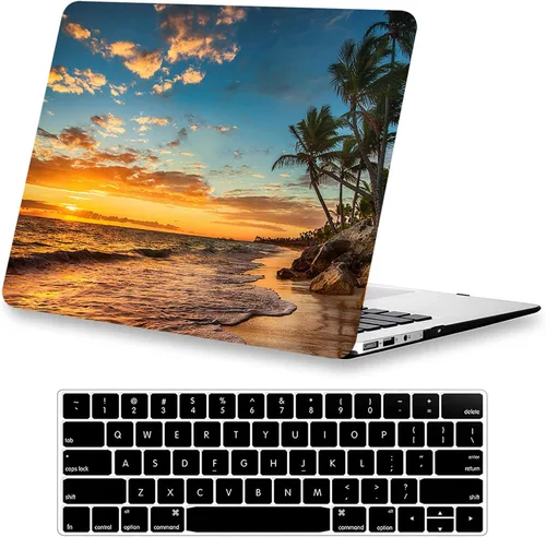 Vista 16 de KEROM Compatible con Funda para MacBook Air de 13 Pulgadas con Diseño de Cocodrilo 2021 2020 2019 2018 M1 A2337 A2179 A1932, Texturizada Elegante