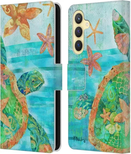 Vista 9 de Head Case Designs Funda de piel con licencia oficial de Paul Brent Agate Mermaid Coastal compatible con Samsung Galaxy S23 FE 5G