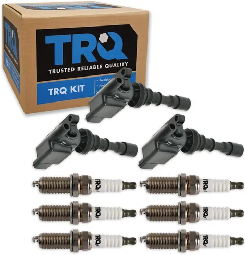 Vista 35 de TRQ Kit de bobina de encendido y bujía Iridium 12 piezas compatible con Ford Explorer 2020-2021 Police Interceptor Utility Lincoln Aviator con V6