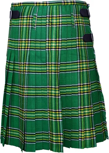 KS - Kilt escocesa de 5 yardas para hombre, hecha de lana acrÃ­lica, 13 onzas, tartÃ¡n, varios asesinos de tartÃ¡n