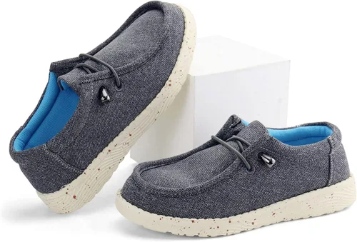 Vista 7 de firelli Mocasines para niños y niñas zapatos de lona para caminar zapatos escolares