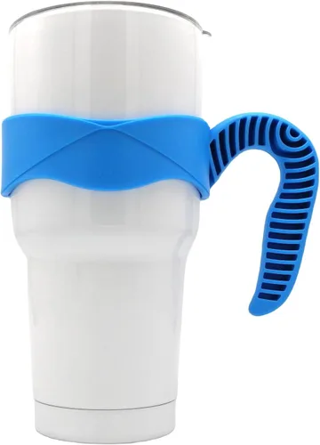Vista 11 de Mango de vaso de 20 onzas, antideslizante para tazas de viaje, para vasos aislados al vacío, adecuado para vasos Yeti Rambler, Trail, Sic, Ozark
