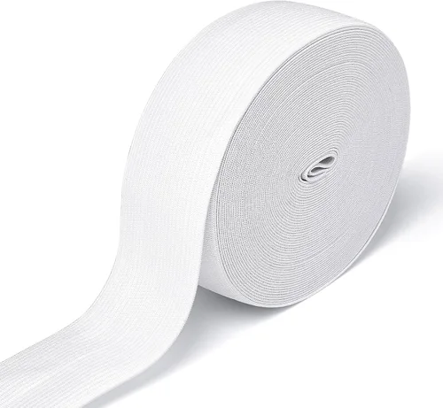 Vista 16 de Airisoer Banda elástica de 1/2 pulgada para costura, bandas elásticas de alta elasticidad de 12 yardas para cinturas, pantalones, ropa y Negro