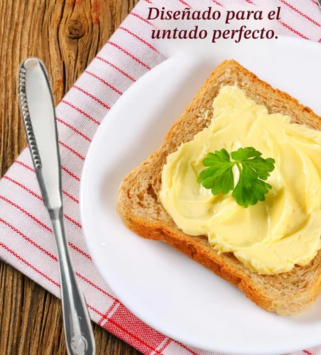 Vista 2 de Esparcidor de mantequilla de acero inoxidable, cuchillo de mantequilla - 3 en 1 Gadgets de cocina (1)