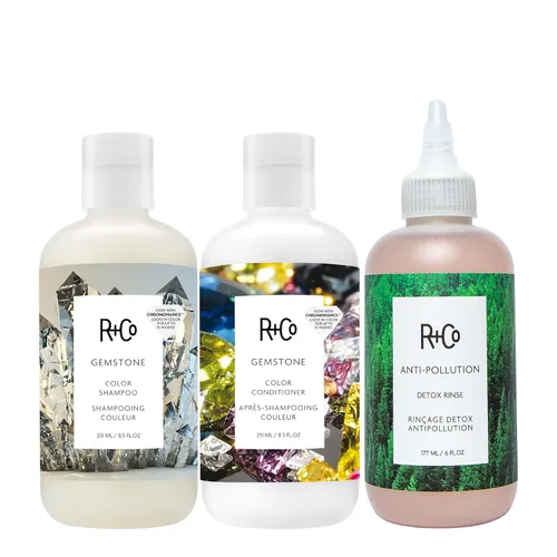 R+Co Gemstone Color Shampoo | Frizz Control, Repairs + Preserves Hair Color | Vegan + Cruelty-Free | 8.5 Oz
