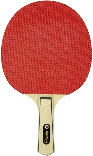 Vista 2 de Cyclone Ping Pong Paddle - 100 piezas - La clásica raqueta de tenis de mesa 'Hardbat' - Serie de raquetas (MK) - Recomendado para jugadores