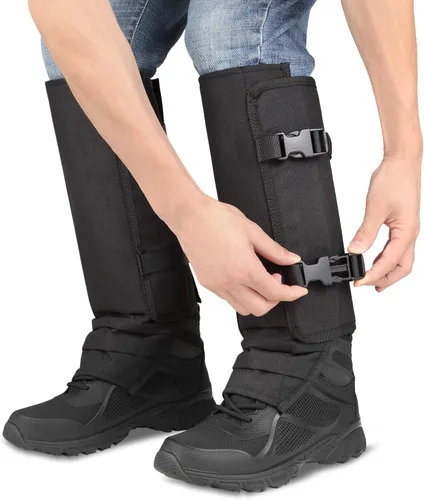 Vista 5 de Snake Gaiters Leg Guards: Waterproof Snake Chaps for Hunting, Adjustable Leg Gaiter Snake Bite Protection for Lower Legs, Lightweight Flexible