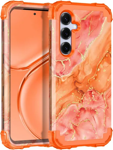 Vista 75 de Casetego Funda para Galaxy A16 5G, Tres Capas de Alta Resistencia Robusta a Prueba de Golpes, Protección Completa Rugosa de PC Duro + Parachoques