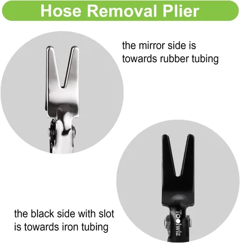 Vista 5 de Toolwiz Alicates de extracción de manguera de automóvil, combustible automático y tubería de vacío Alicates removedores de manguera, herramientas