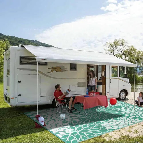 Vista 65 de Anidaroel Alfombras de exterior de 5 x 8 pies para patios, impermeables, reversibles, de plástico tropical, alfombra de campamento, alfombra