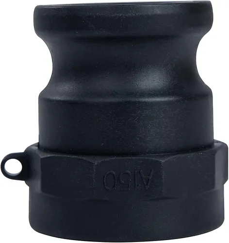 Vista 9 de 2 piezas de accesorios de bloqueo de leva de polietileno (2 pulgadas Parte A) Accesorios de bloqueo de leva y ranura, adaptador macho x rosca NPT