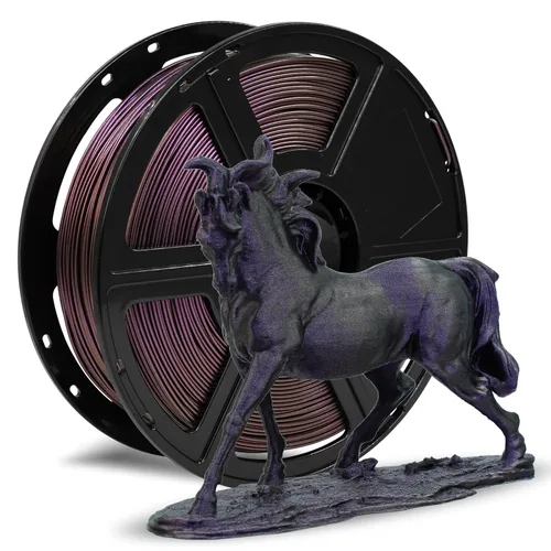 FLASHFORGE High Speed Chameleon PLA Multicolor Púrpura Abisal, Impresión Rápida Máx 500 mm/s, Filamento PLA con Cambio de Color 1.75 mm, Cambia de
