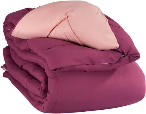 Vista 34 de Blue Ridge Home Fashions - Edredón sintético de microfibra para todas las estaciones, relleno de poliéster hipoalergénico, Algodón, Negro, gemelo
