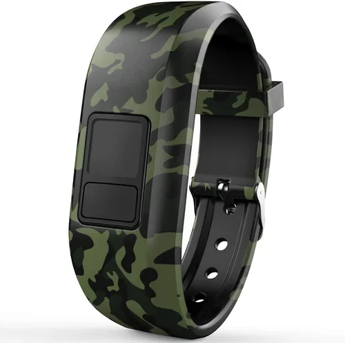Vista 8 de Bands for Garmin Vivofit jr/jr 2/3, Adjustable Replacement Wristbands with Watch Buckle for Women Men(No Tracker)