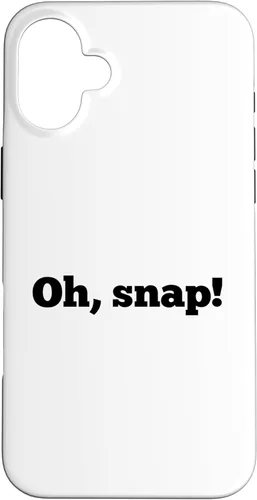 Vista 23 de Oh, snap Funny Cursing Kids Safe Swear Curse Bad Word Case for iPhone 17