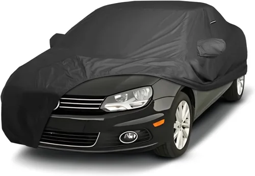 Vista 54 de iCarCover Funda de automóvil personalizada para Volkswagen Arteon (2018-2024), impermeable, para todo tipo de clima, lluvia, nieve, UV, protector