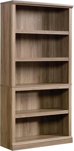 Vista 10 de Sauder - Estantería dividida de 5 estantes / Estante para libros, acabado en roble engrasado