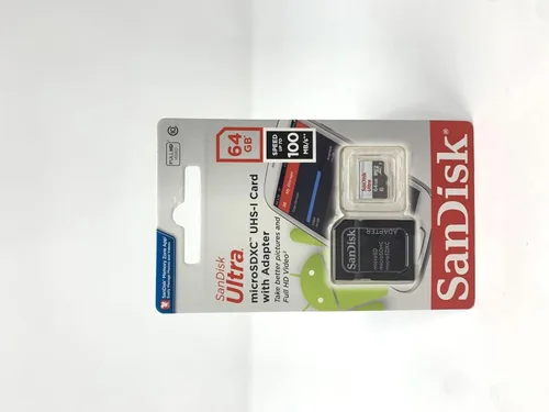 Vista 4 de Sandisk Tarjeta de Memoria Ultra Flash - 64 GB - MicroSDXC UHS-I (SDSQUNC-064G-AN6IA)