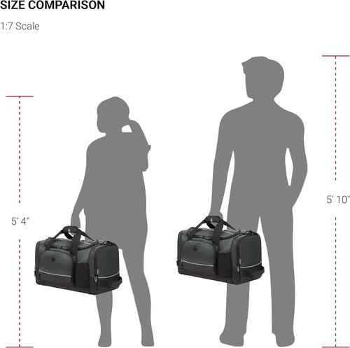 Vista 9 de Bolsa de lona SwissGear Apex para viajes y gimnasio con sistema de cordón elástico