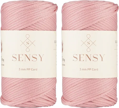 Vista 49 de Sensy Premium Cuerda de Poliéster de 3mm 131 Yardas Cordón de Polipropileno 100% Cordón de Macramé de 3mm Cordón para Bolsa de Ganchillo Cuerda