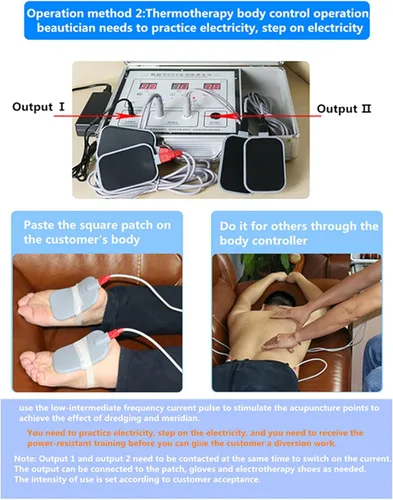 Vista 7 de DDS Bio-Electric Acid and Alkali Flat Massager-Beauty and Physiotherapy Home Multi-Function Meridian Electrotherapy