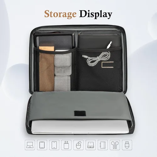 Vista 3 de bagasin Funda para laptop portátil de 12.3 13 pulgadas para Surface Pro 9/8 / X / 7+ / 7/6 / 5/4 / 3/2 / 1 Compatible con MacBook 12 Air 11.6 12.4