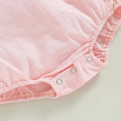 Vista 5 de Madjtlqy Disfraz de Pascua para niñas pequeñas, sin mangas, con cola