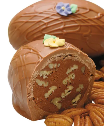 Vista 19 de Philadelphia Candies Huevo de Pascua de Orange Meltaway, chocolate con leche, caja de regalo de 8 onzas