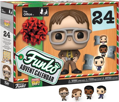Funko Pop! Calendario de Adviento: The Office - Michael Scott - 24 Días de Sorpresas - Mini Figuras de Vinilo Coleccionables - Caja Misterio - Idea