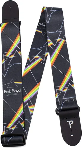 Vista 5 de Perri's Leathers Ltd. - Correa de guitarra de poliéster con licencia oficial de Pink Floyd - Correa de guitarra ajustable de 39 a 58 pulgadas